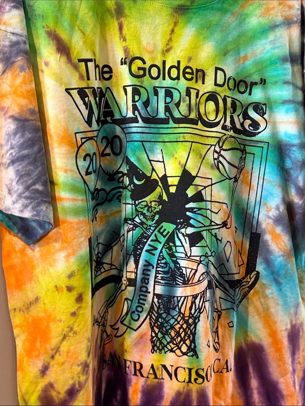 ⚡️💀 Dead and Company New Year’s Eve Shirt from San Francisco 🏀 fun handmade 1/1